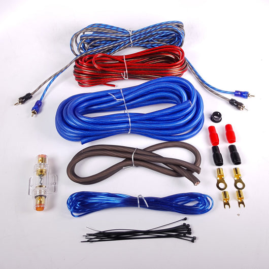 Gravity BGR-KIT4B 4 Gauge Amplifier Installation Kit with High Performance RCA and Speaker Wire
