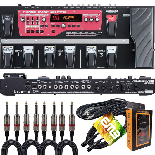 Roland Pedalboards (RC300+(4) QTQ+XLR+AUX+MAGNET)
