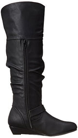 Vybe Lauren Women US 8 Black Knee High Boot