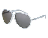 Gucci Sunglasses - 1090 / Frame: Crystal Lens: Gray Violet Mirror
