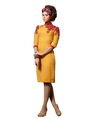 The Grand Store Women's Designer Readymade Gerogette Kurti