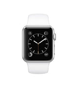 Apple Watch Sport 42mm Silver Aluminum Case with White Band (Certified Refurbished)