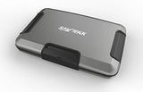 Sharkk RFID Protected Aluminum Wallet with Cash Band Rugged Waterproof Wallet