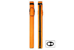 Delta 1x1 Macaron 1Butt and 1Shaft Pool Cue Case (Several Colors Available) (Orange)