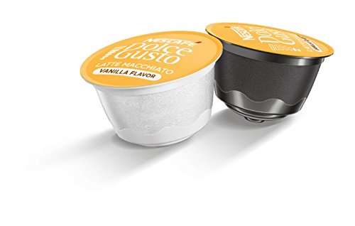 Nescafe Dolce Gusto for Nescafe Dolce Gusto Brewers, Vanilla Latte Macchiato, 16 Count