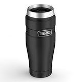 Thermos Stainless King 16 Ounce Travel Tumbler, Matte Black