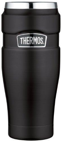 Thermos Stainless King 16 Ounce Travel Tumbler, Matte Black