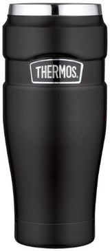 Thermos Stainless King 16 Ounce Travel Tumbler, Matte Black