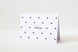 Modern Chic Thank You Cards by Luxye - 36 Note Cards 6 Designs Blank Inside with Envelopes - Made in USA