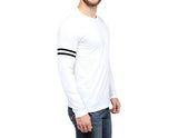 SayItLoud Solid Men's Round Neck T Shirt (40SOLIDWHITEBLACK-L_White, Black_Large)