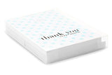 Modern Chic Thank You Cards by Luxye - 36 Note Cards 6 Designs Blank Inside with Envelopes - Made in USA