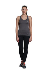 Silvertraq Women's Sweat Wicking Racerback Top Grey 2XL
