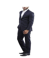 La MODE Men Black &amp; Blue Blazer (36, BLUE)
