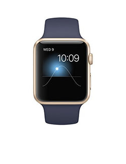 Apple 42mm Smart Watch - Aluminum Case/Midnight Blue Sport Band