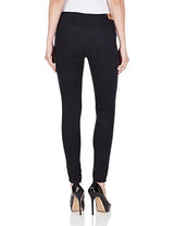 People Women's Slim Fit Jeans(P20402124809100_Black_28)