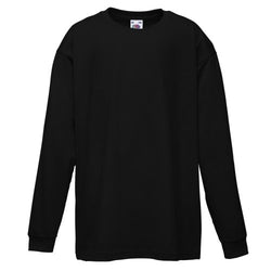 Fruit of the Loom Childrens / Kids Long Sleeve Cotton Value T-shirt, T Shirt, Tee Shirt