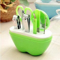 Foolzy Green Manicure Pedicure Set kit with 9 Tools (MSBUTTERFLY)