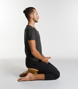 IKUKO Wooden Meditation Bench (Natural Wood) 18cm
