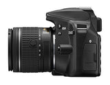 Nikon D3400 24.2 MP Digital SLR Camera (Black) with AF-P DX NIKKOR 18-55mm f/3.5-5.6G VR Lens Kit with 8 GB Card and Camera Bag