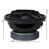 Gravity 4" 200w SGR404 4 Way Polycone Car Speaker