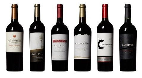 Coast to Valley Cabernet Sauvignon Tasting Flight Wine Mixed Pack, 6 x 750 mL