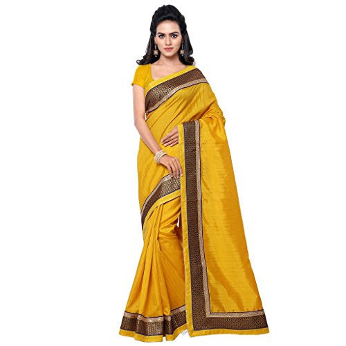 Sarvagny Clothings Mustered Art Silk Fashion Saree (ROYAL-MUSTERED)