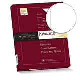 Southworth Exceptional Resume Paper, 100% Cotton, 32 lb, white, 100 Count (RD18CF)
