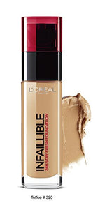 L'Oreal Paris Infallible 24Hr Liquid Foundation, Toffee 320, 30ml