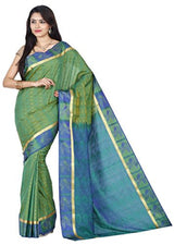 Mysore silk saree Kanchipuram silk saree (PMB002 PARROT GREEN)