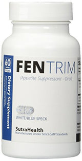 FenTrim - White/Blue Speck Pharmaceutical Grade (OTC) Maximum Strength Fat Burner and Appetite Suppressant Diet Pills with L-Phenylalanine - Increase Energy and Enhance Mood Diet Aid