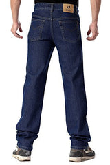 Dragaon Men's Cotton Stretchable Relax Fit Jeans (d-813-34_34_Blue)