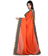 Panchratna Women's Faux Georgette Saree