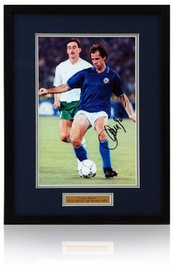 Franco Baresi hand signed Italia 12x8 photograph.