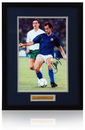 Franco Baresi hand signed Italia 12x8 photograph.