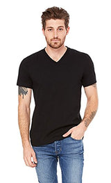 THE ARCHER MEN'S V NECK BLACK T SHIRT (Large)