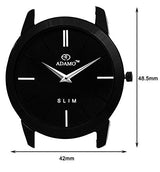 ADAMO Analogue Black Dial Men's Watch -AD64BS02