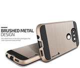 LG G5 Cover, REALIKE&trade; Premium {Imported} Shock Proof Protective Dual Layer Case for LG G5 (Simply Fit Series) - (Gold)