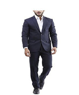 La MODE Men Black &amp; Blue Blazer (36, BLUE)