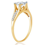 Sukkhi Eye-Catchy Two Tone CZ Ring for Women