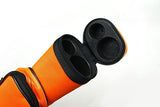 Delta 1x1 Macaron 1Butt and 1Shaft Pool Cue Case (Several Colors Available) (Orange)