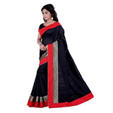Sarvagny Clothing Black Banarasi Silk Fashion Saree