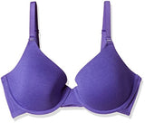 Amante Padded Wired Cotton T-shirt Bra (BFCV23Purple34C_Purple_34C)