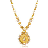 Sukkhi Wavy Gold Plated Necklace Set For Women