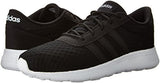 adidas NEO Women's Lite Racer W Running Shoe, Black/White, 7.5 M US