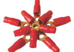 Audiotek Terminal Connector 0 AWG RED 10 Pack AT-0GAR
