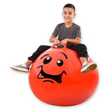 Silly Face 34" Hippity Hop Jumping Hop and Exercise Balls (Pink)