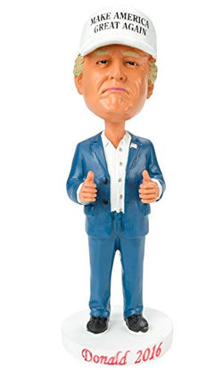 Donald Trump Bobblehead - Make America Great Again - White Hat Version - Limited Edition