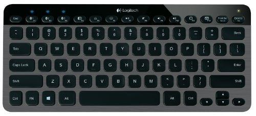 Logitech Bluetooth Illuminated Keyboard K810 for PCs Tablets Smartphones - Black (920-004292)