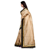 sarvagny clothings Women Silk Cotton Saree (Sarvagnychikoo555_Beige_Beige_Free Size)