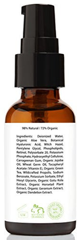 Amara Organics Retinol Serum 2.5% with Hyaluronic Acid & Vitamin E, 1 fl. oz.
